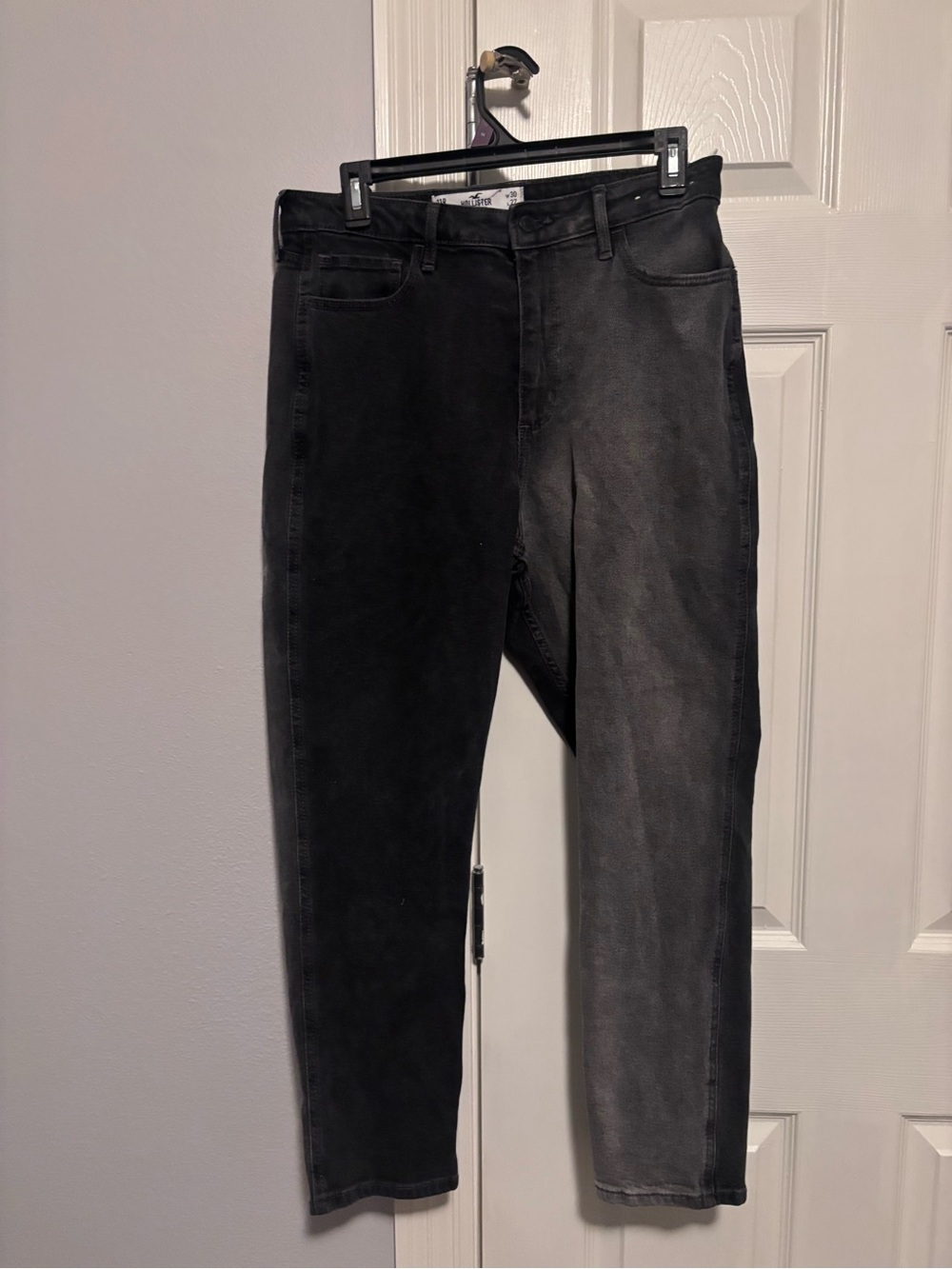 Hollister Two-Tone Black Denim Jeans